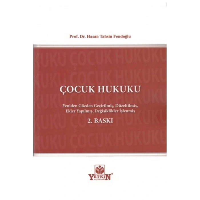 Çocuk Hukuku-hasan Tahsin Fendoğlu