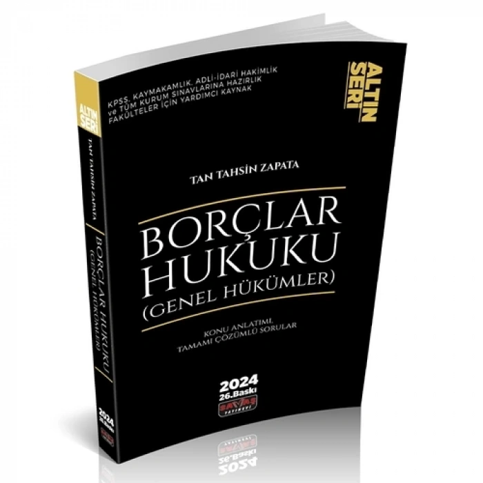 Borçlar Hukuku Genel Hükümler Konu Anlatımı