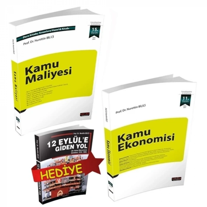 Kamu Maliyesi Seti - Nurettin Bilici
