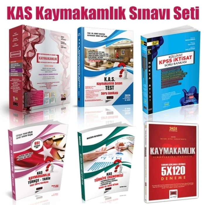 KAS Kaymakamlık Sınavı Hazırlık Seti Savaş Yayınları 2024