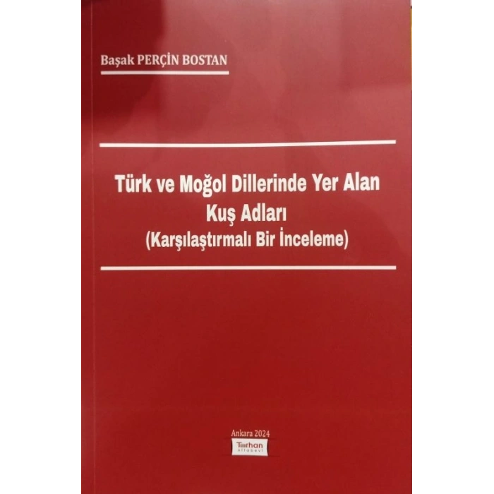 Türk ve Moğol Dillerinde Yer Alan Kuş Adları