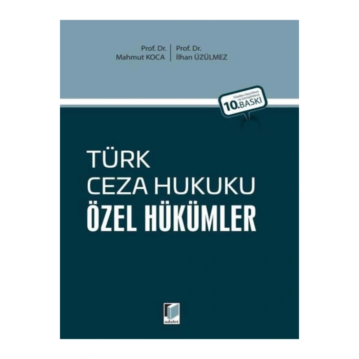 Türk Ceza Hukuku Özel Hükümler Mahmut Koca, İlhan Üzülmez