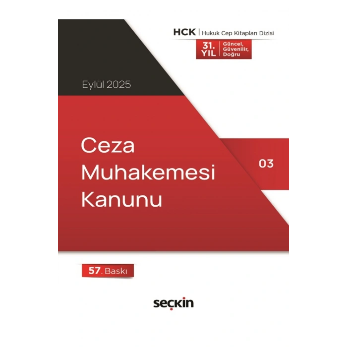 Ceza Muhakemesi Kanunu (CEP KİTABI) Seçkin Yayıncılık-2025