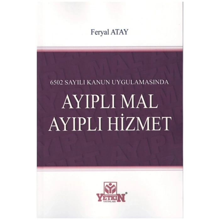 Ayıplı Mal Ayıplı Hizmet-feryal Atay