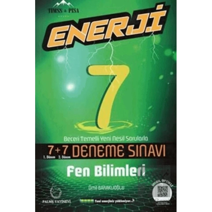 7. Sınıf Fen Bilimleri Enerji 7+7 Deneme Sınavı