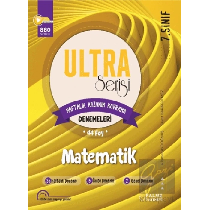 7. Sınıf Ultra Serisi Matematik Denemeleri 44 Föy