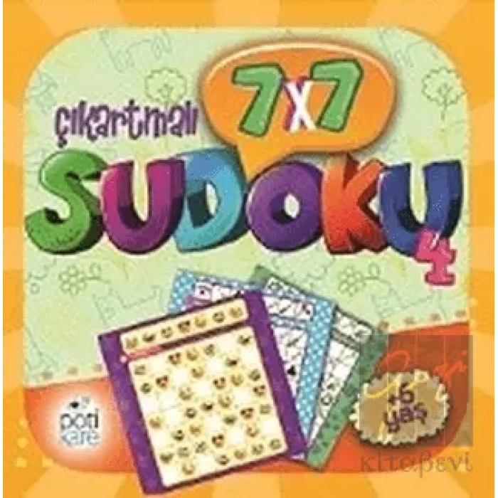 7x7 Çıkartmalı Sudoku - 4 (Çıkartmalı)