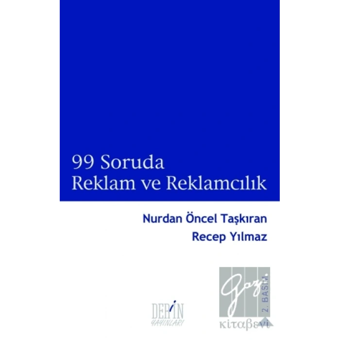 99 Soruda Reklam ve Reklamcılık