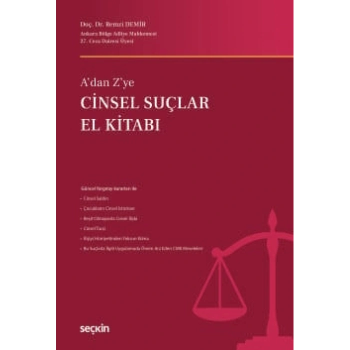 A'dan Z'yeCinsel Suçlar El Kitabı