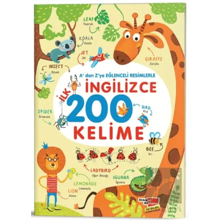 Adan Zye Eğlenceli Resimlerle İngilizce İlk 200 Kelime