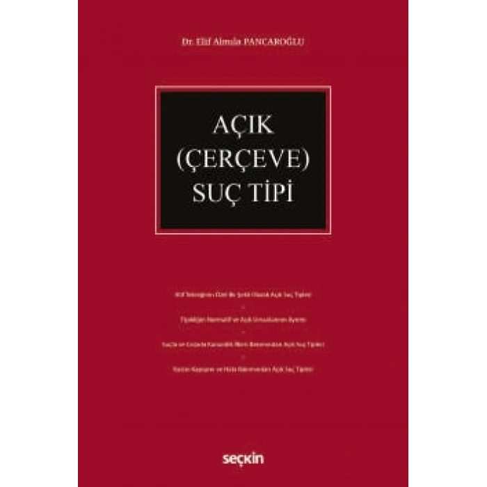 Açık (Çerçeve) Suç Tipi