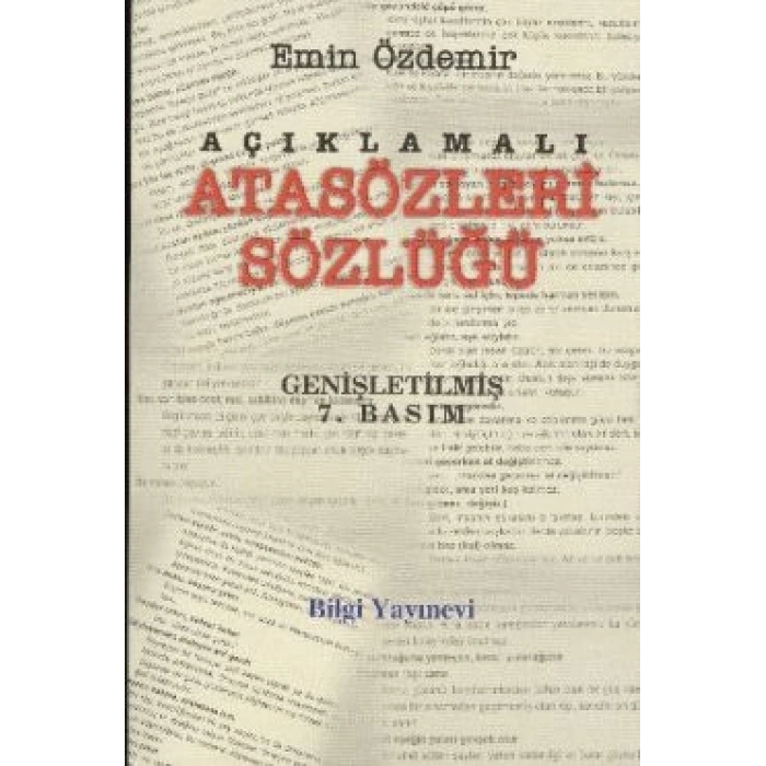 Açıklamalı Atasözleri Sözlüğü