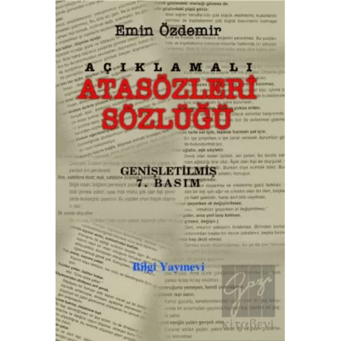 Açıklamalı Atasözleri Sözlüğü
