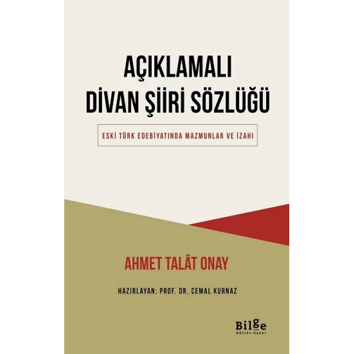 Açıklamalı Divan Şiiri Sözlüğü