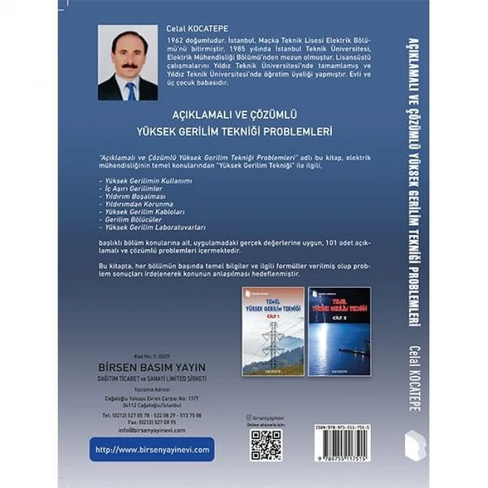 Açıklamalı ve Çözümlü Yüksek Gerilim Tekniği Problemleri / Celal Kocatepe