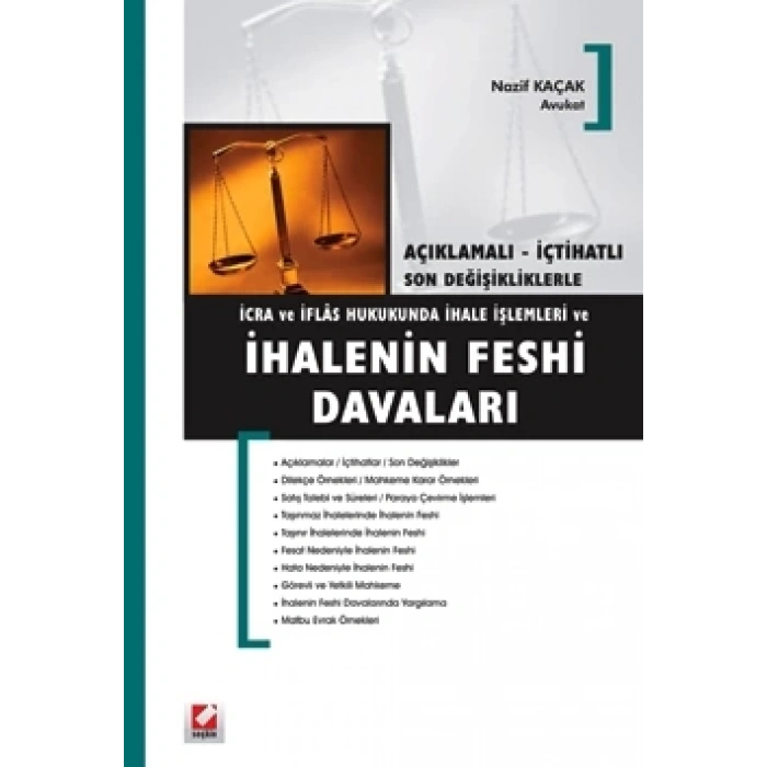 Açıklamalı ve İçtihatlıİhalenin Feshi Davaları