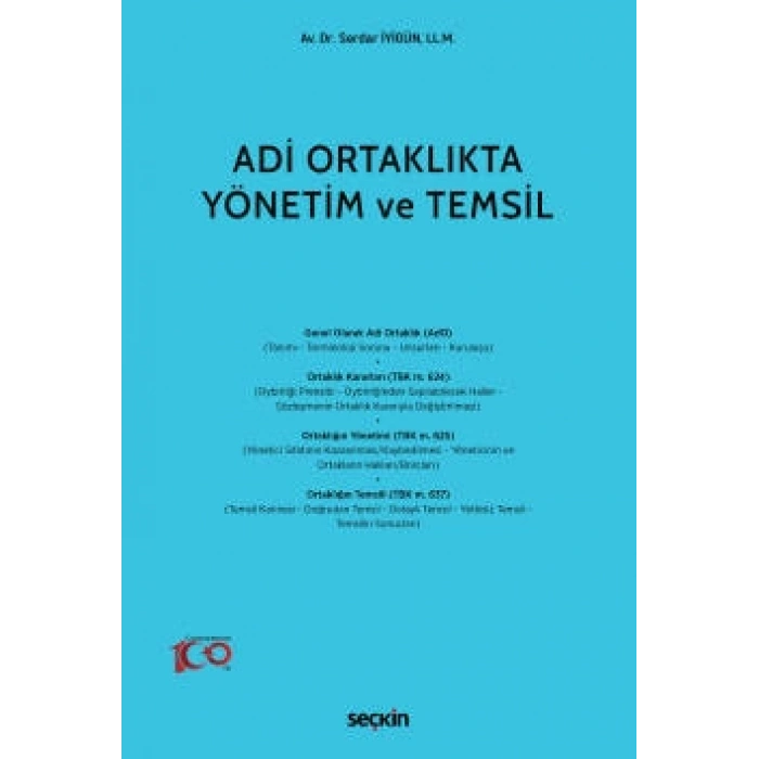 Adi Ortaklıkta Yönetim ve Temsil