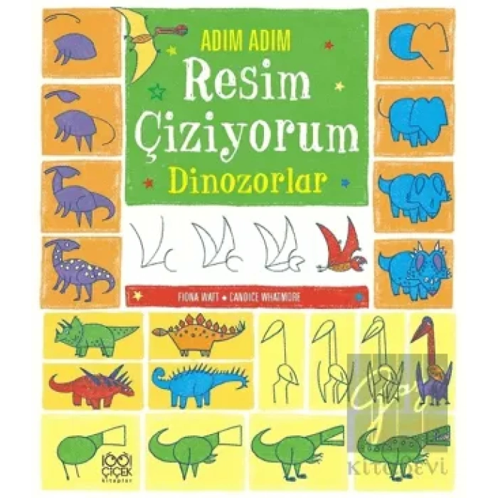 Adım Adım Resim Çiziyorum - Dinozorlar