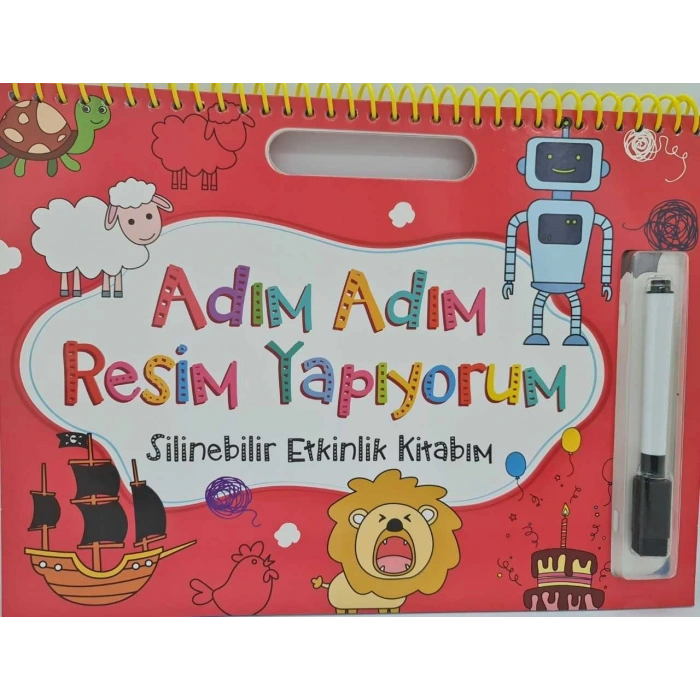 Adım Adım Resim Yapıyorum - Kırmızı