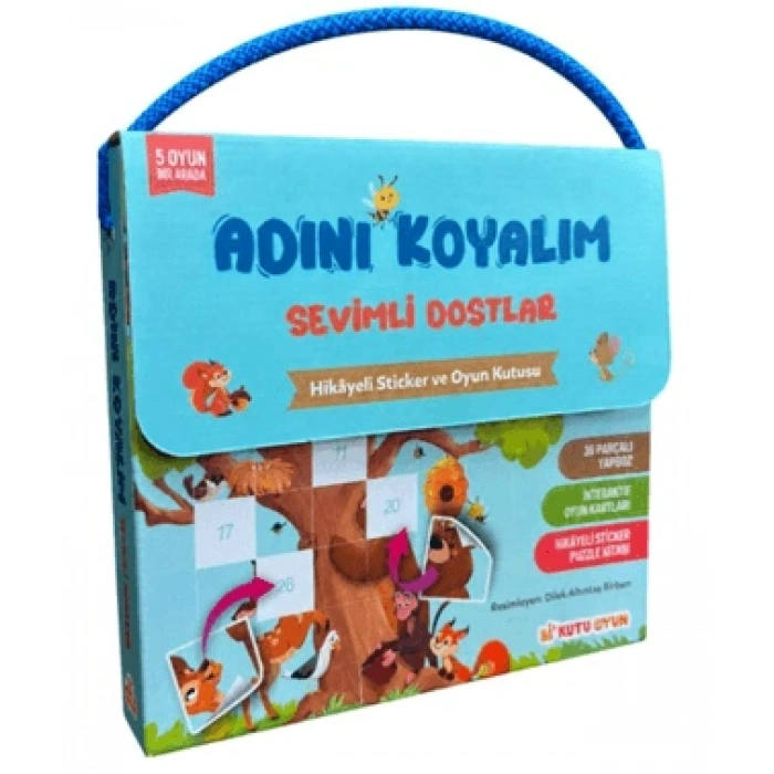 Adını Koyalım - Sevimli Dostlar (Hikayeli Sticker ve Oyun Kutusu)