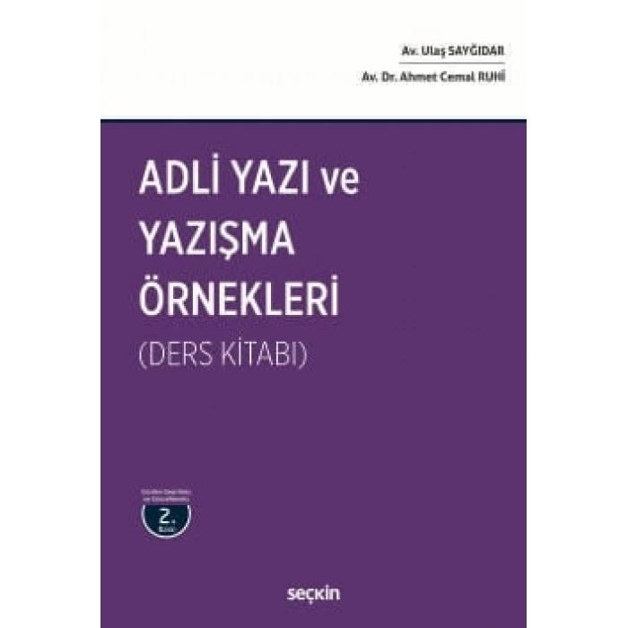 Adli Yazı ve Yazışma Örnekleri (Ders Kitabı)