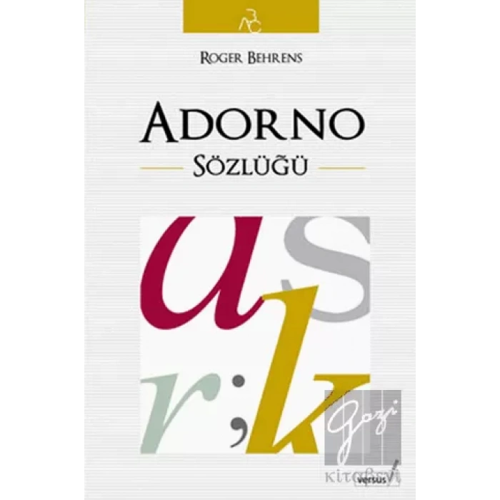Adorno Sözlüğü