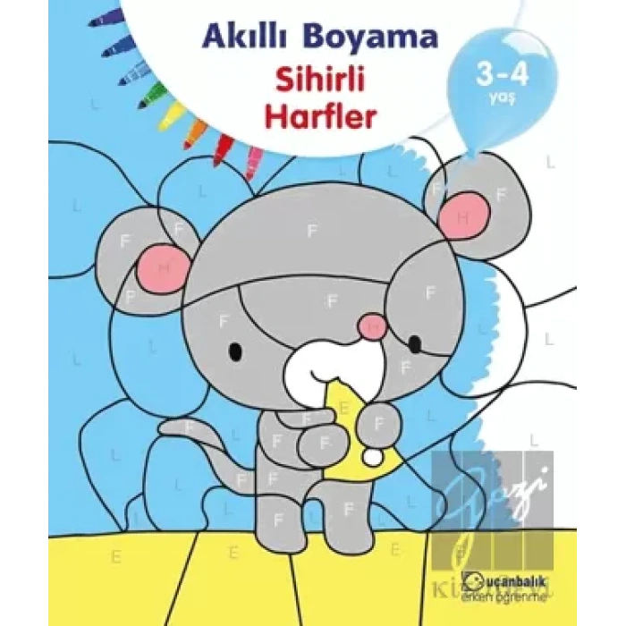 Akıllı Boyama - Sihirli Harfler 3-4 Yaş