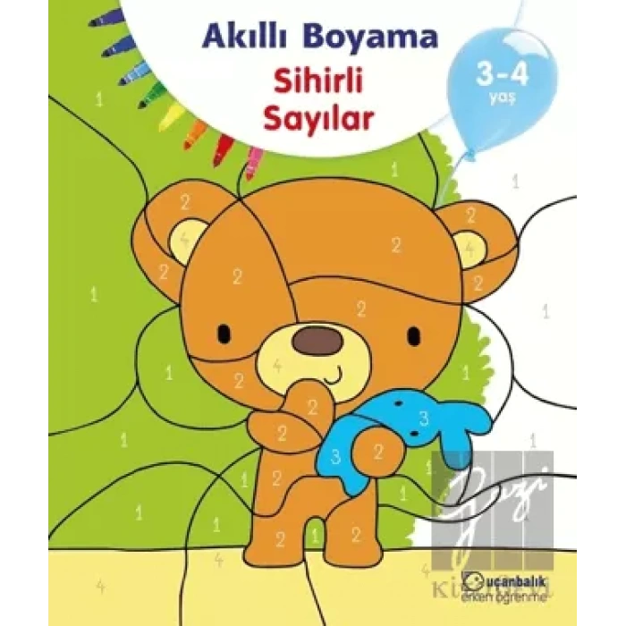 Akıllı Boyama Sihirli Sayılar 3-4 Yaş