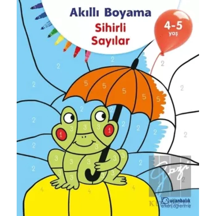 Akıllı Boyama Sihirli Sayılar 4-5 Yaş