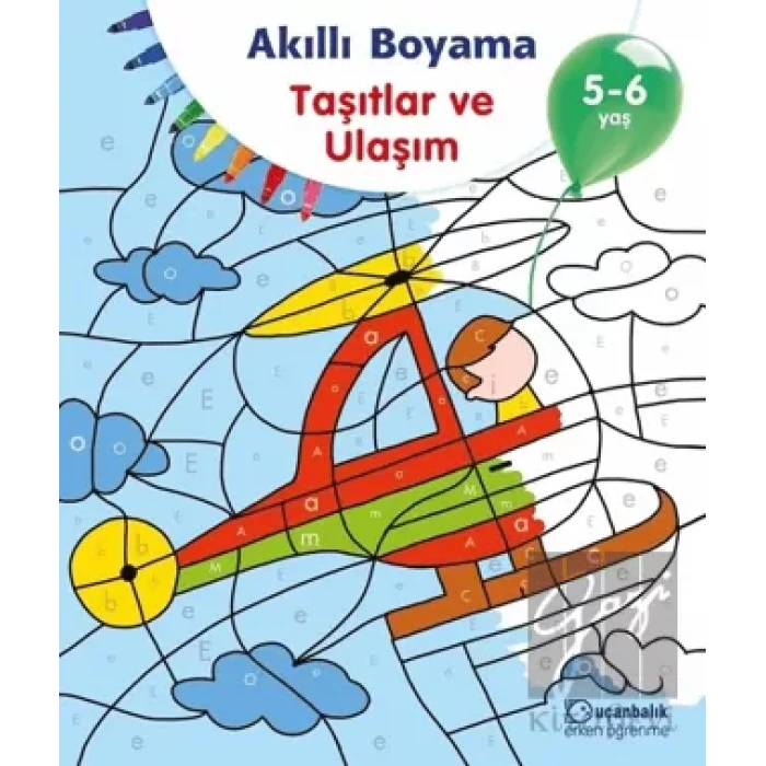 Akıllı Boyama Taşıtlar ve Ulaşım 5-6 Yaş
