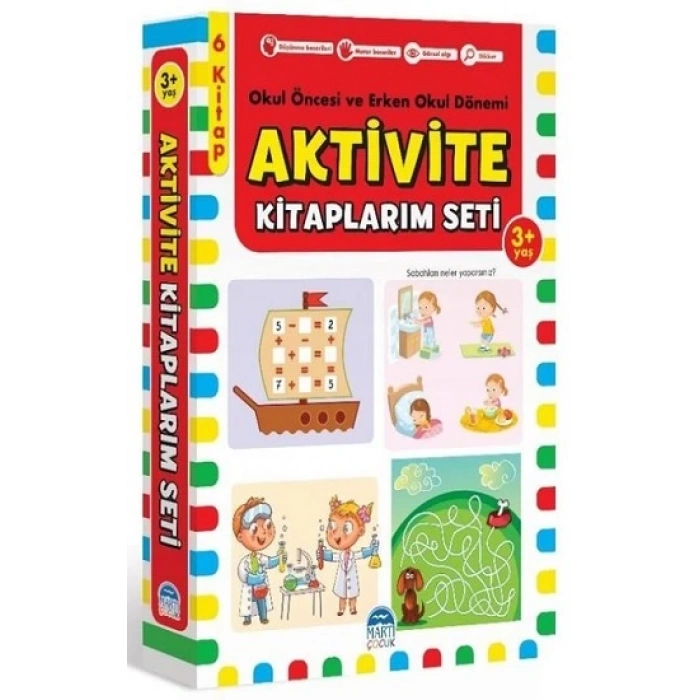 Aktivite Kitaplarım Seti 3+ Yaş - Okul Öncesi ve Erken Okul Dönemi