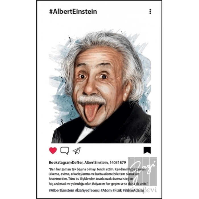 Albert Einstein Bookstagram Defter