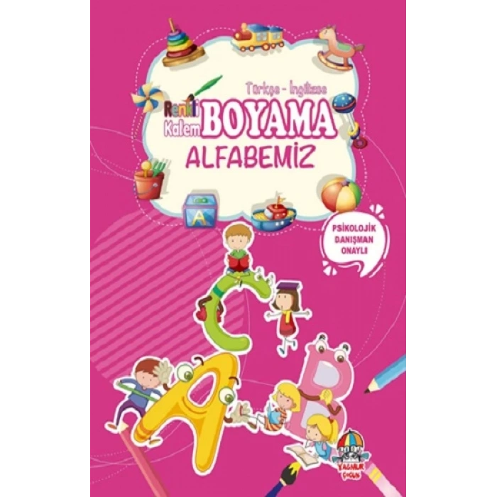 Alfabemiz -  Renkli Kalem Boyama