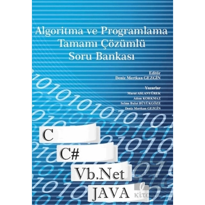 Algoritma ve Programlama Tamamı Çözümlü Soru Bankası