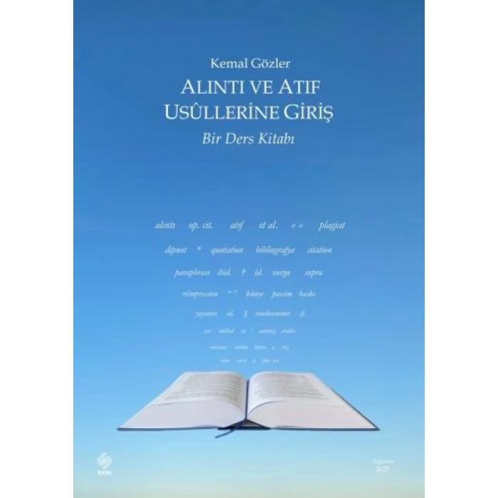 Alıntı ve Atıf Usullerine Giriş Bir Ders Kitabı Kemal Gözler