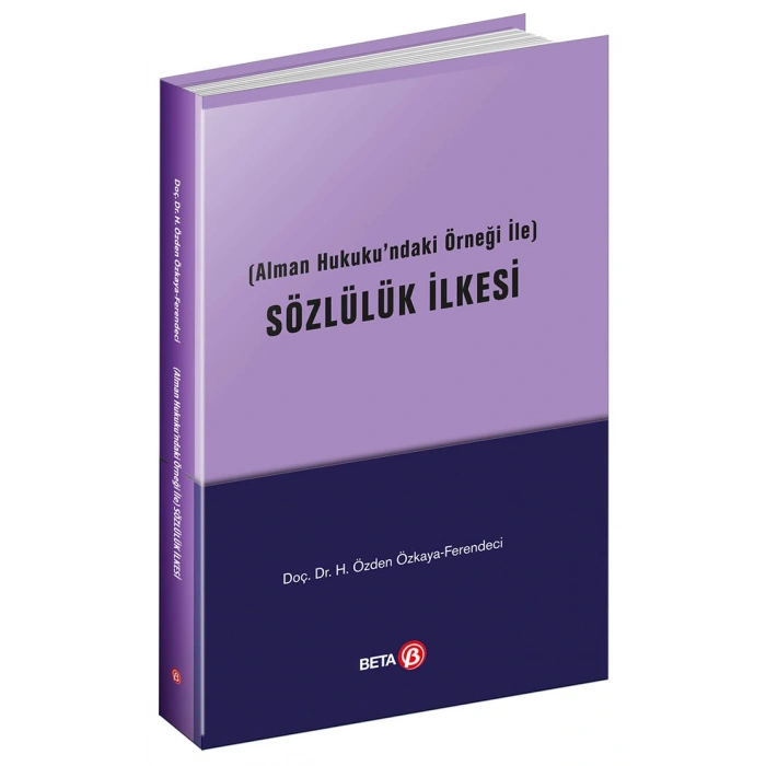 Alman Hukukundaki Örneği İle Sözlülük İlkesi