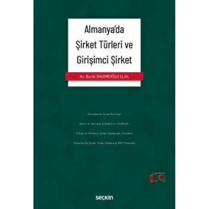 Almanya'da Şirket Türleri ve Girişimci Şirket
