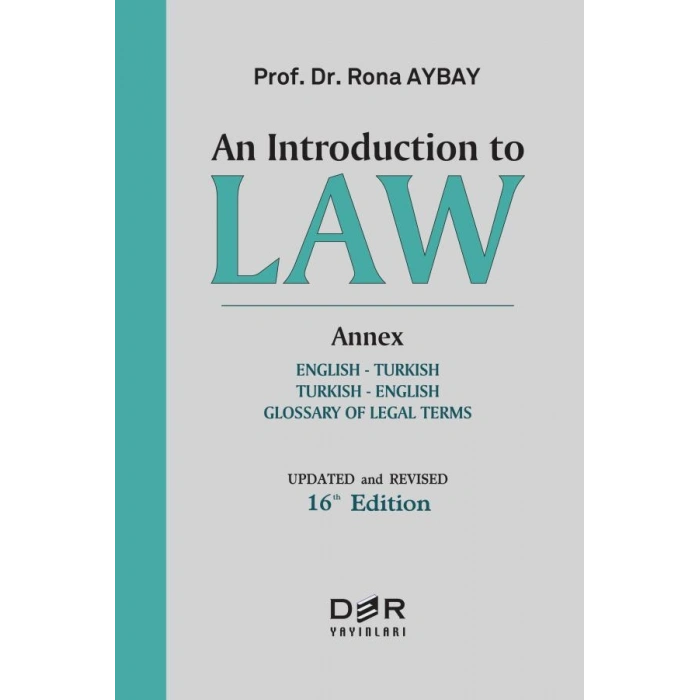 AN INTRODUCTION TO LAW *2025- Der
