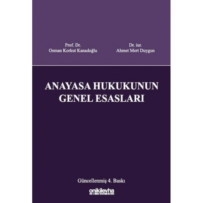 Anayasa Hukukunun Genel Esasları