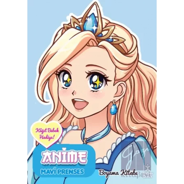 Anime Mavi Prenses Boyama Kitabı