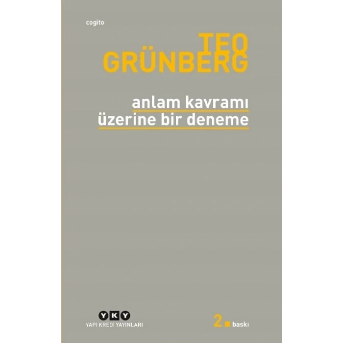 Anlam Kavramı Üzerine Bir Deneme