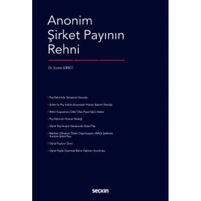 Anonim Şirket Payının Rehni