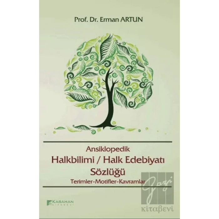 Ansiklopedik Halkbilimi / Halk Edebiyatı Sözlüğü