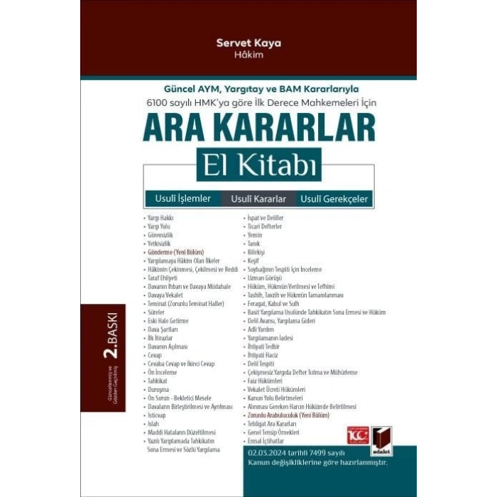Ara Kararlar El Kitabı