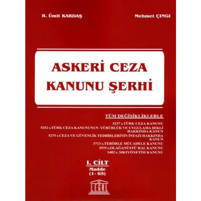 Askeri Ceza Kanunu Şerhi Cilt:1