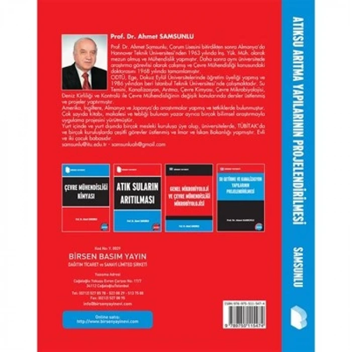 Atıksu Arıtma Yapılarının Projelendirilmesi / Prof. Dr. Ahmet Samsunlu