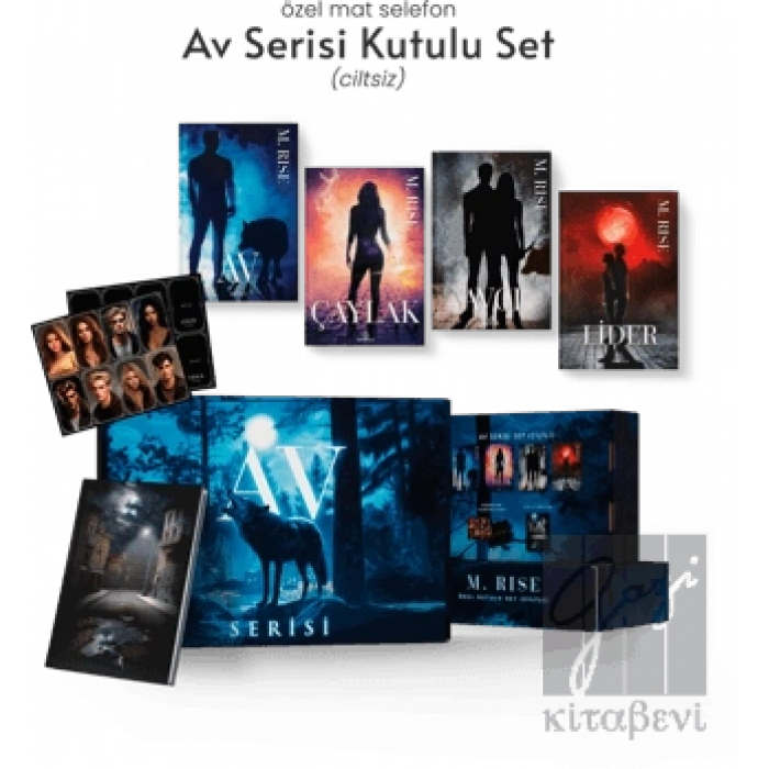 Av Serisi 4 Kitaplık Hediyeli Özel Kutu