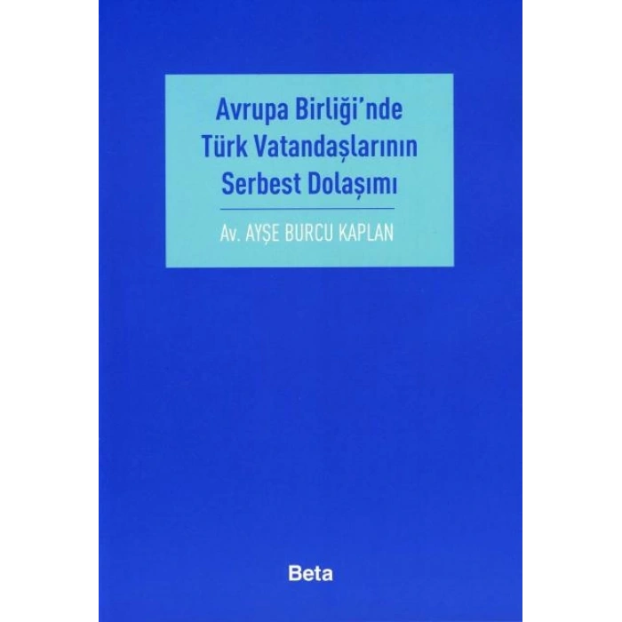 Avrupa Birliğinde Türk Vatandaşlarının Serbest