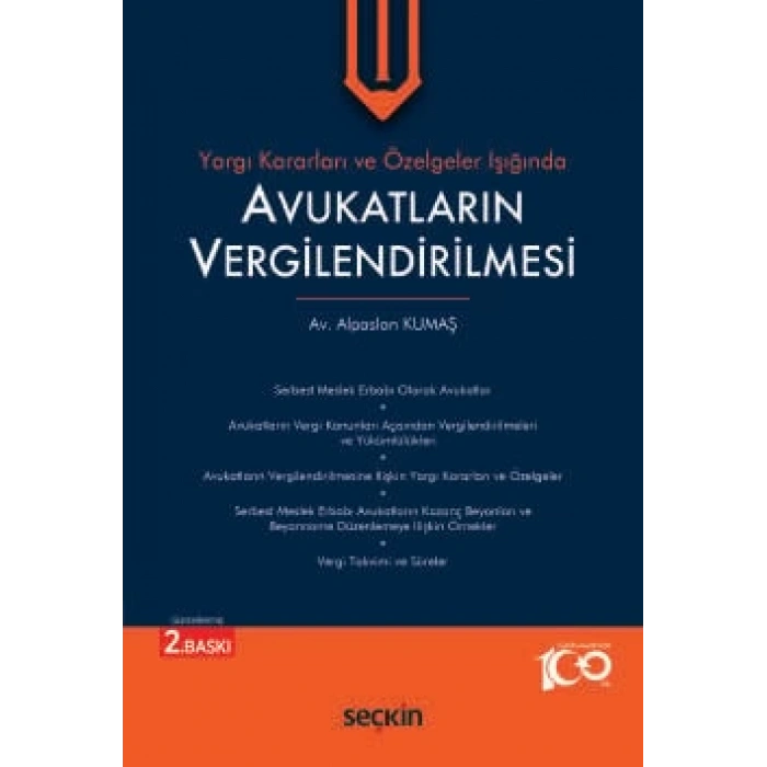 Avukatların Vergilendirilmesi