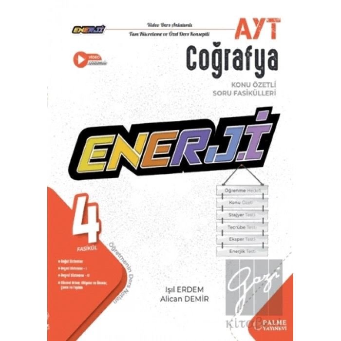 AYT Enerji Coğrafya Konu Özetli Soru Fasikülleri